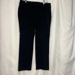 Ann Taylor Loft Marisa Straight leg trousers, black 10 P